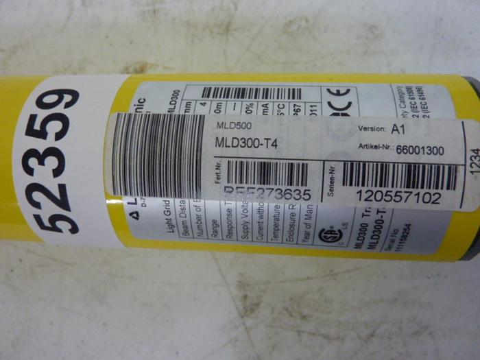 Used LEUZE Light Curtain Transmitter MLD300-T4 #52359