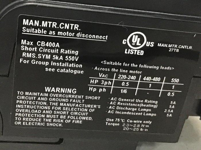 Used FUJI ELECTRIC 5 Amp Circuit Breaker EA53C-5 #127426