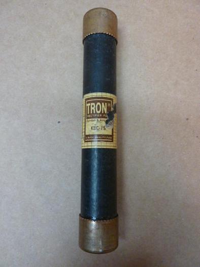 Used BUSSMANN 15 Amp Rectifier Fuse KBC-15 #36092