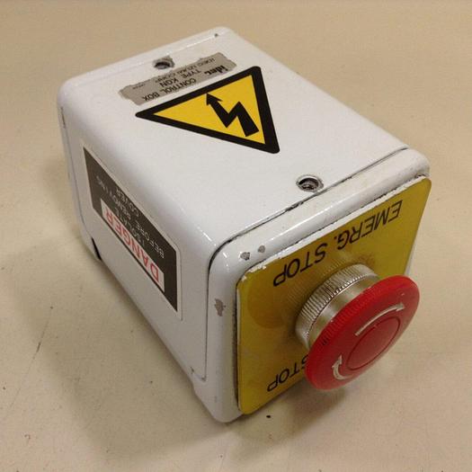 Used IDEC Control Box w/ Emergency Stop Button KGN #72853