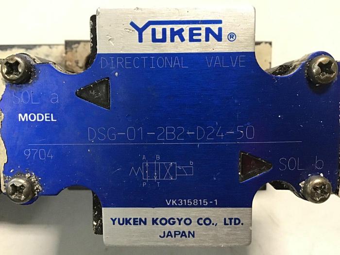 Used YUKEN Directional Valve DSG-01-2B2-D24-50 #141218