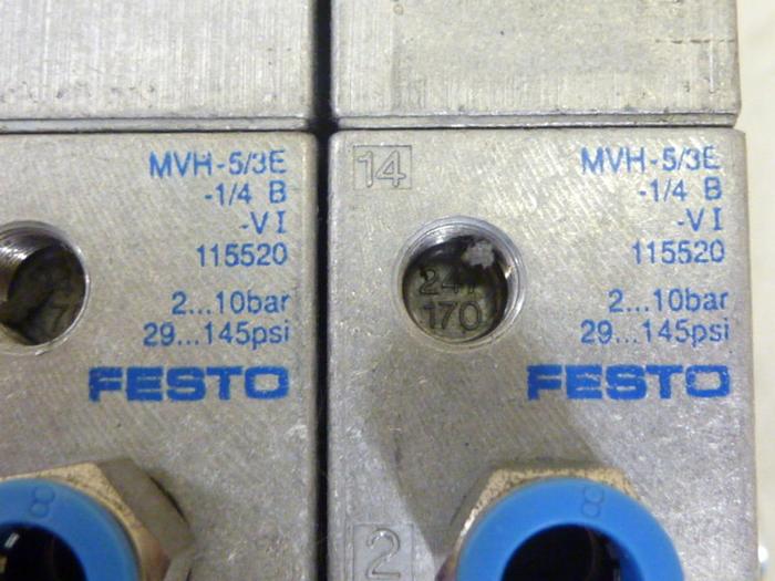Used FESTO Control Block / Valve Terminal IFB8-02 #61263
