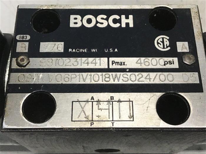 Used BOSCH Valve 9810231441 081WV06P1V1018WS024/00D51 Used