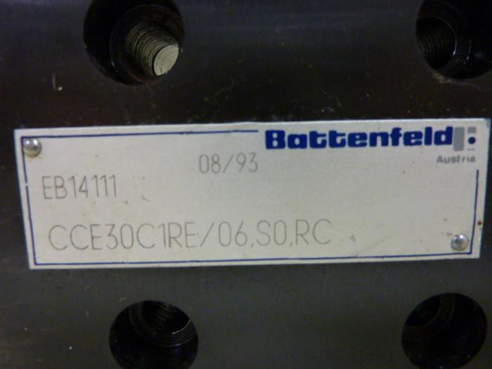 Used BATTENFELD Valve W2P32SN-6-AB #54163