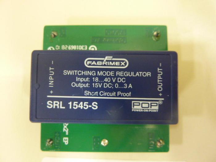 FABRIMEX Switching Mode Regulator SRL 1545-S #49524