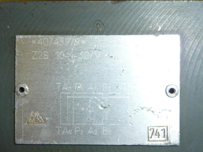 Used REXROTH Pilot Check Valve Z2S10130V #59429