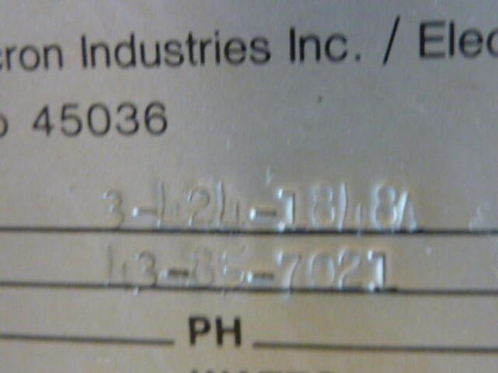 Used CINCINNATI MILACRON I/O Slot Rack 3-424-1848A #37680