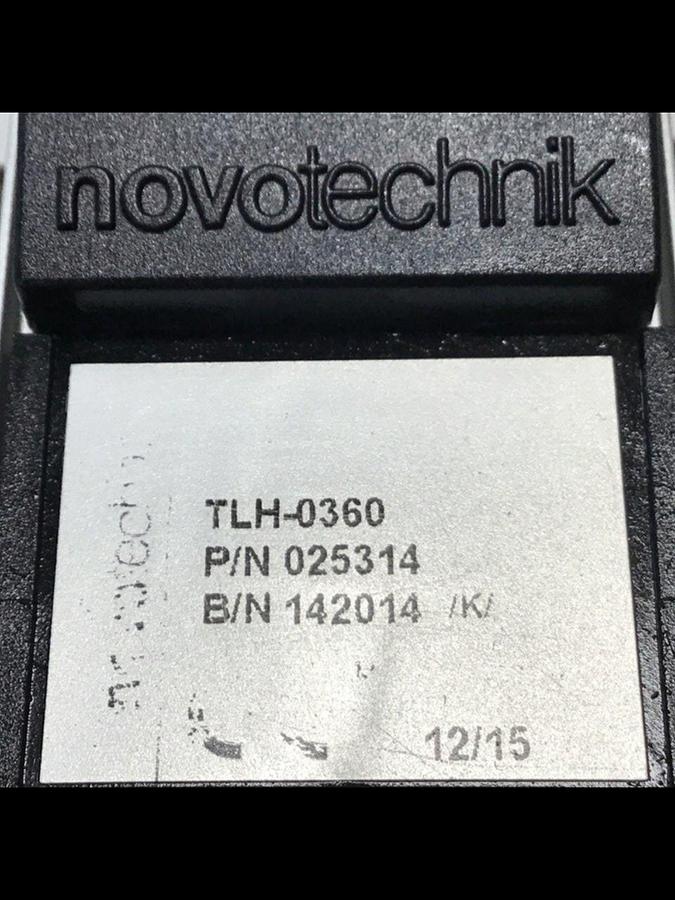 Used NOVOTECHNIK Linear Transducer TLH0360 USED