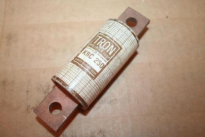 Used TRON 250 Amp Rectifier Fuse KBC-250 Used