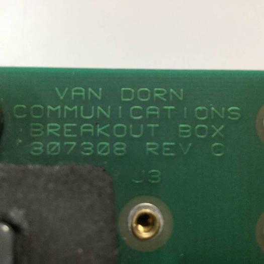 Used CINCINNATI MILACRON Communications Breakout Board 307308 #92742