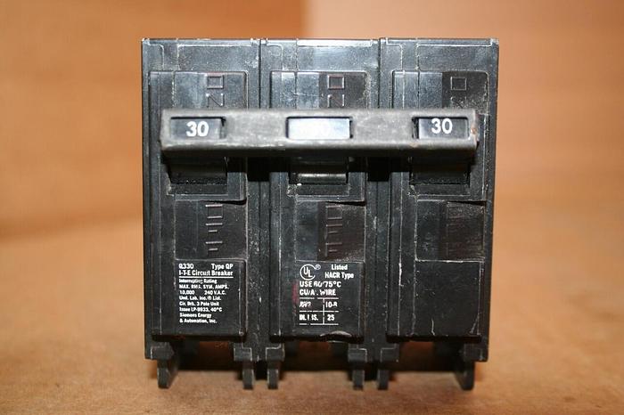 Used I-T-E 30 Amp Circuit Breaker QP330 #18842