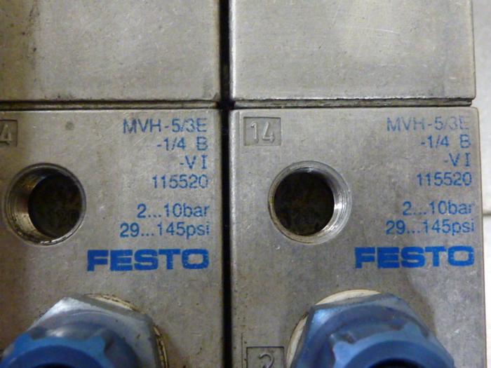 Used FESTO Control Block / Valve Terminal IFB8-02 #52753