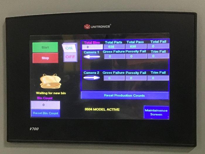 Used UNITRONICS Display screen V200-18-E5B Used