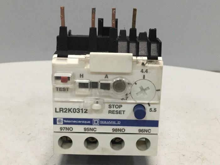 Used TELEMECANIQUE Overload Relay LR2K0312 Used