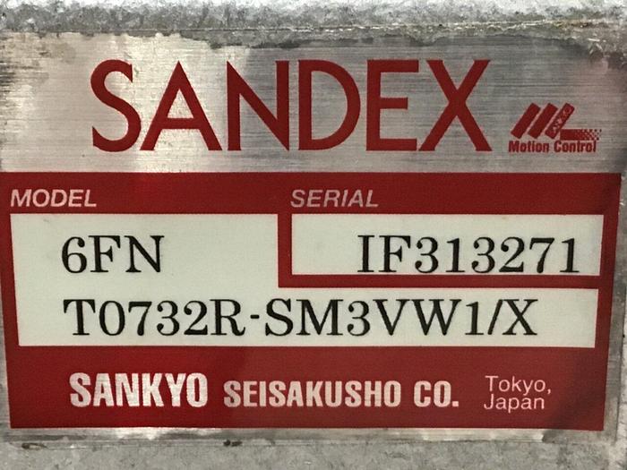 Used SANDEX Indexing Drive 6FNT0732R-SM3VW1/X #119952