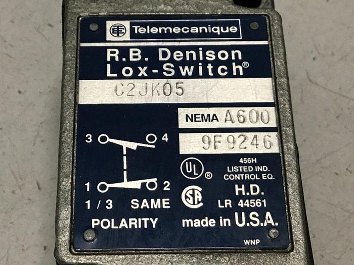 Used TELEMECANIQUE Lox-Switch C2JK05 #121815