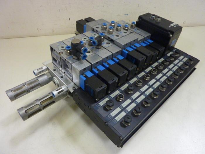 Used FESTO Control Block / Valve Terminal IFB8-02 #61268