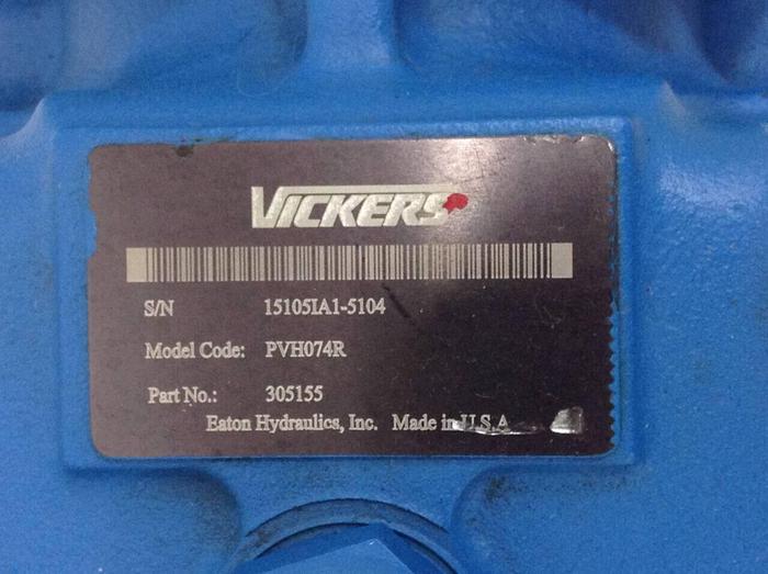 Used VICKERS Hydraulic Piston Pump PVH074R Used
