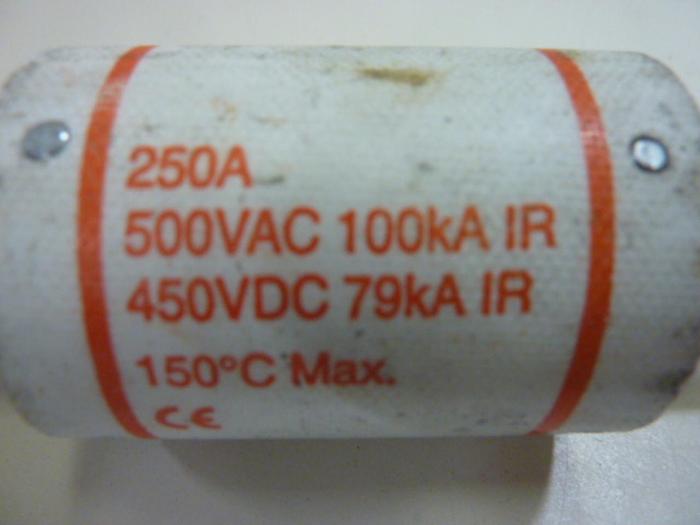 Used FERRAZ SHAWMUT 250 Amp Fuse A50P250-4 #62220