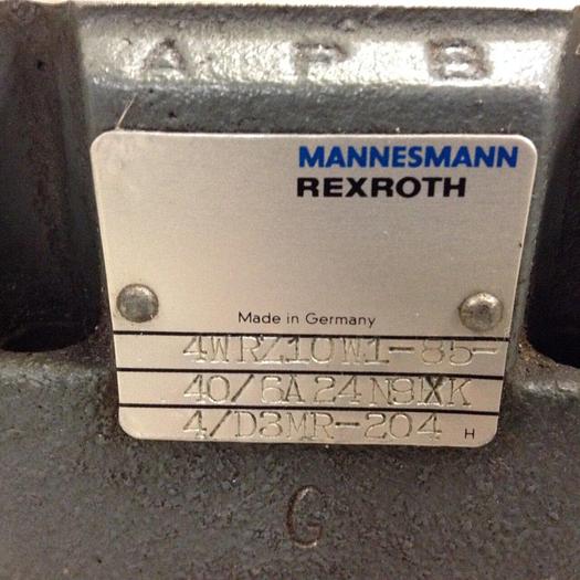 Used MANNESMANN REXROTH Valve 4WRZ10W185406A24N9XK4D3MR204 Used