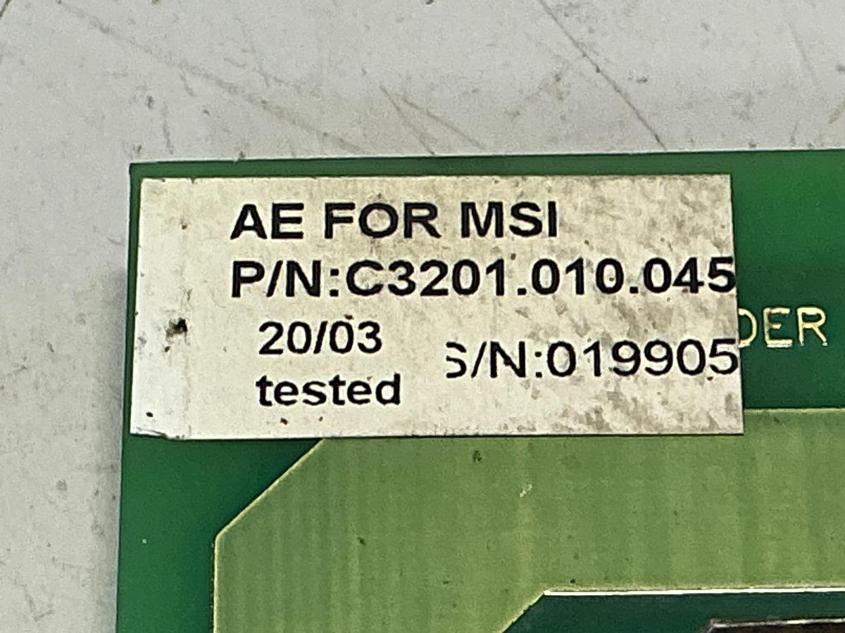 Used AMERICAN MSI CORPORATION C3201.010.045