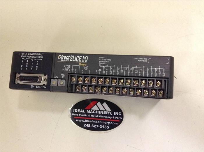 Used PLC DIRECT Direct Logic Slice I/O Module D4-SS-16N #76593