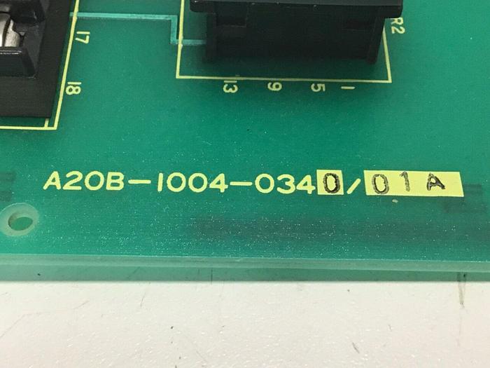 Used FANUC Circuit Board A20B-1004-0340/01A #117108