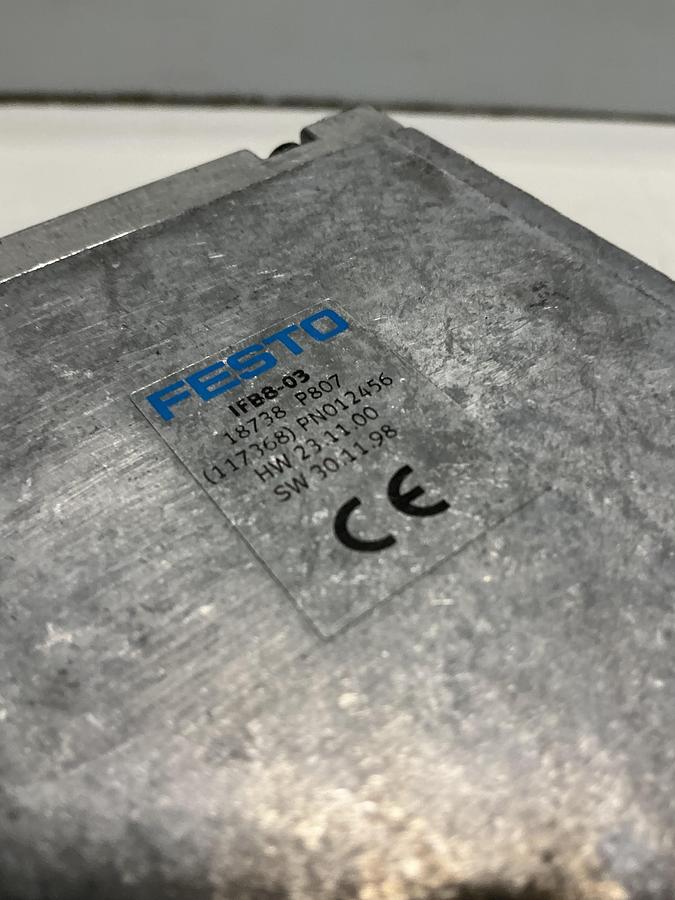 Used FESTO Control Block w/ Valves IFB8-03 #52794