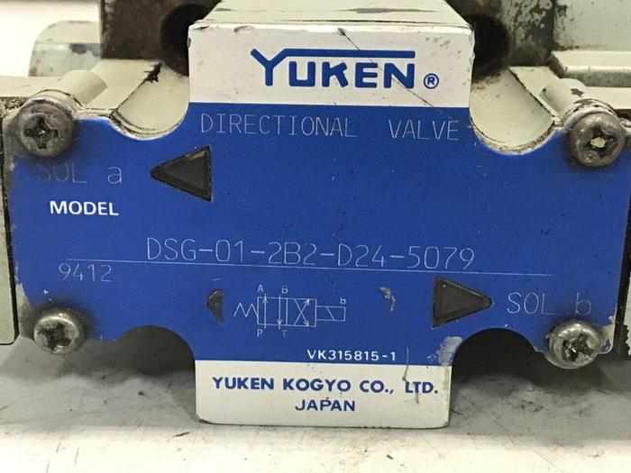 Used YUKEN Directional Valve DSG-01-2B2-D24-5079 #136562
