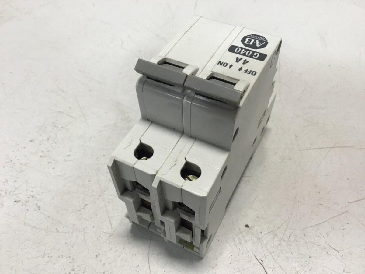 Used ALLEN BRADLEY Circuit Breaker 4 Amp 1492-CB2/G040 SER A Used