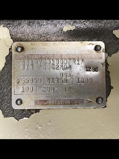 Used BRUENINGHAUS HYDROMATIK AA10V60100DFR17 31R-PKC62K0S Used #140173