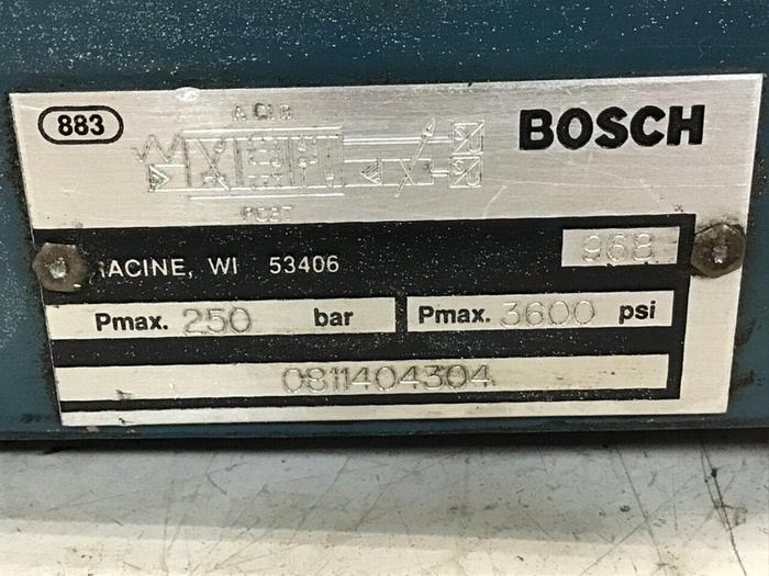 Used BOSCH Proportional Servo Valve 0 811 404 304 USED