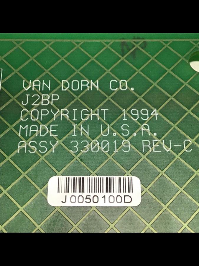 Used VAN DORN Circuit Board 330019 PC330-019 330-019 Used