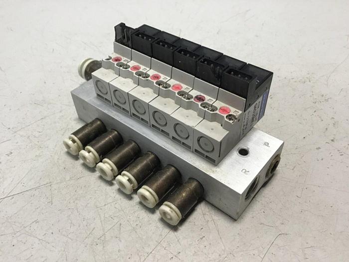 Used KOGANEI Manifold Block G010MH6A #120861