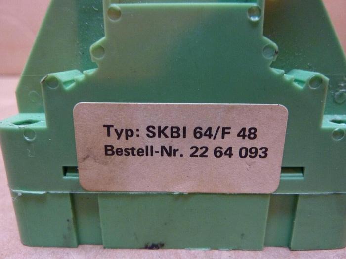 Used PHOENIX CONTACT Plug-In Card Holder SKBI64/F48 #24643