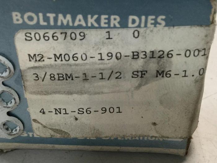 STERLING DIE Boltmaker Die 2 Piece Set 4-N1-S6-901 #110202