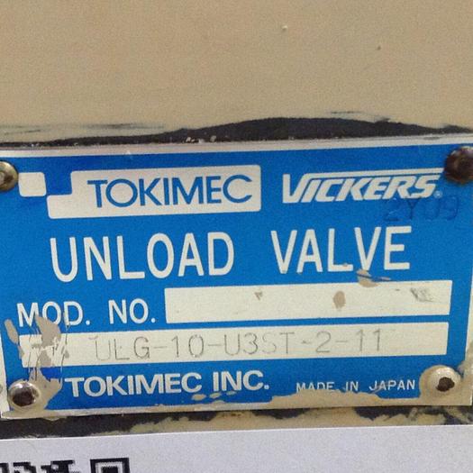 Used VICKERS Tokimec Unload Valve ULG10U3ST211 Used