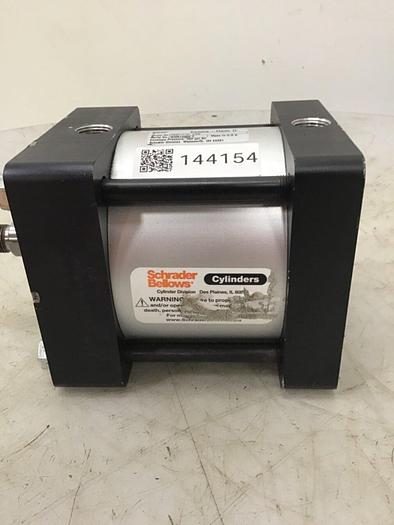 Used SCHRADER BELLOWS Double Acting Air Cylinder FW2F11T121 2.000 USED