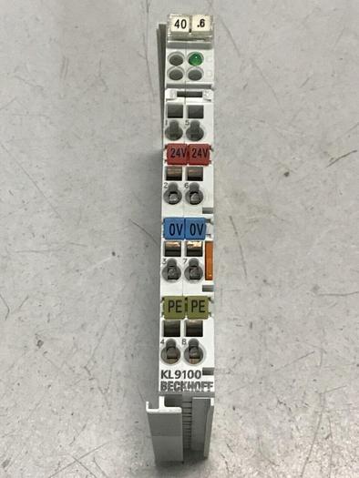 Used BECKHOFF Power Supply Terminal KL9100 #125226