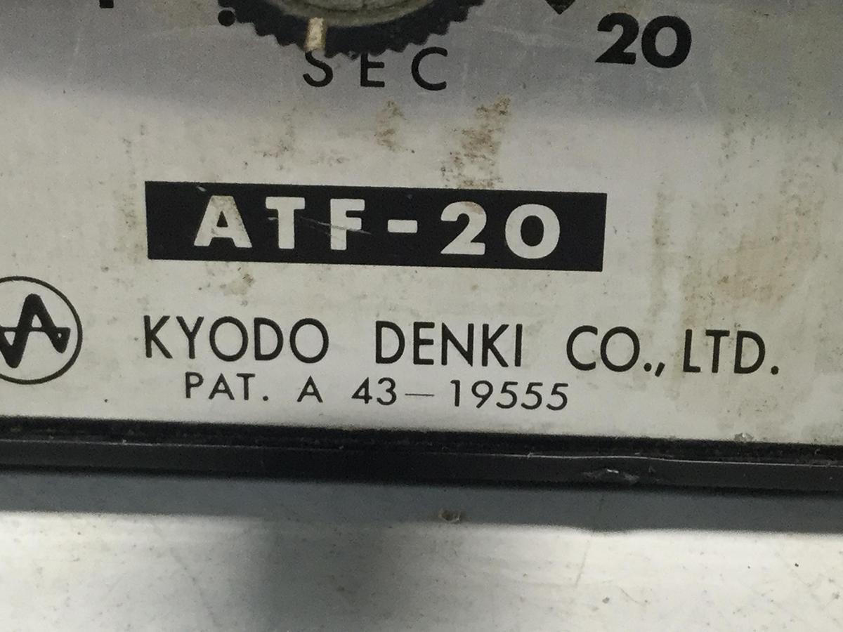Used KYODO DENKI Off Delay Timer ATF-20 Used