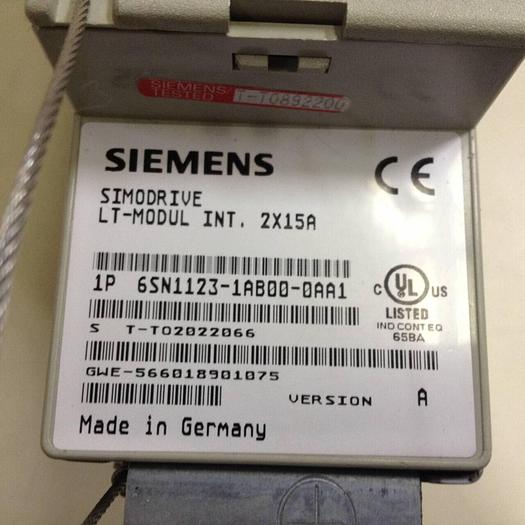 Used SIEMENS Simodrive 6SN1123-1AB00-0AA1 Used