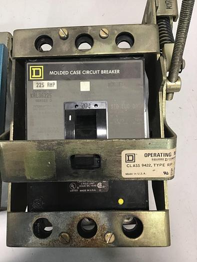 Used SQUARE D 225 Amp Circuit Breaker KAL36225 #140559