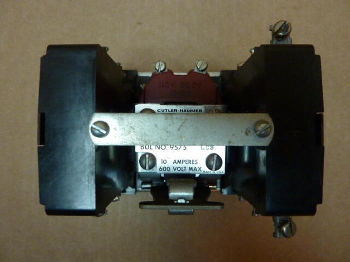 Used CUTLER HAMMER Motor Starter 9575ED10-1 #27834