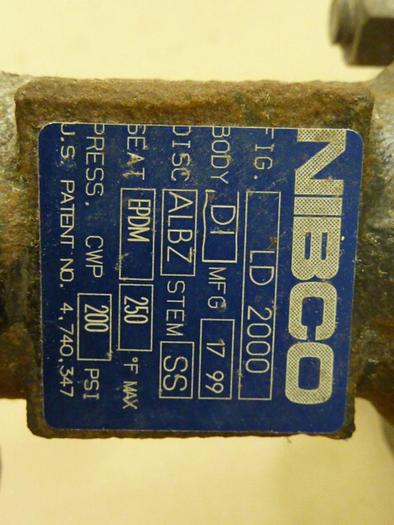 Used NIBCO Butterfly Valve LD 2000 #60332