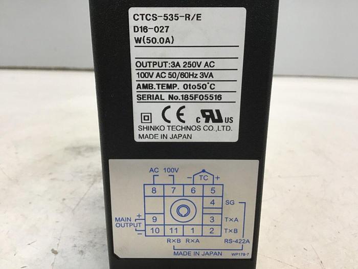 Used SHINKO Temperature Control CTCS-535-R/E #141972