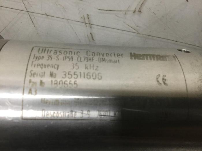 Used HERRMANN Ultrasonic Converter 35-S-IP50-CL70HF Used