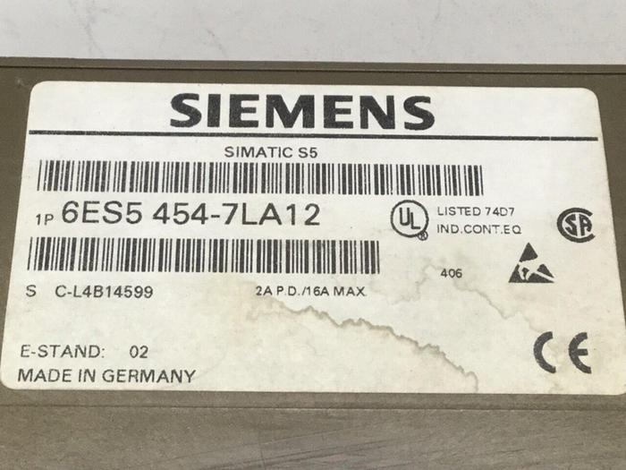 Used SIEMENS Digital Output Module 6ES5 454-7LA12 #106970