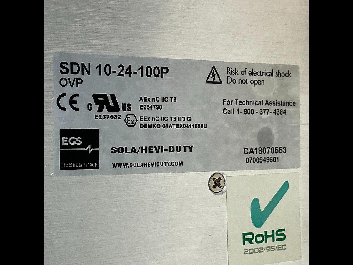 Used SOLA SDN 10-24-100P