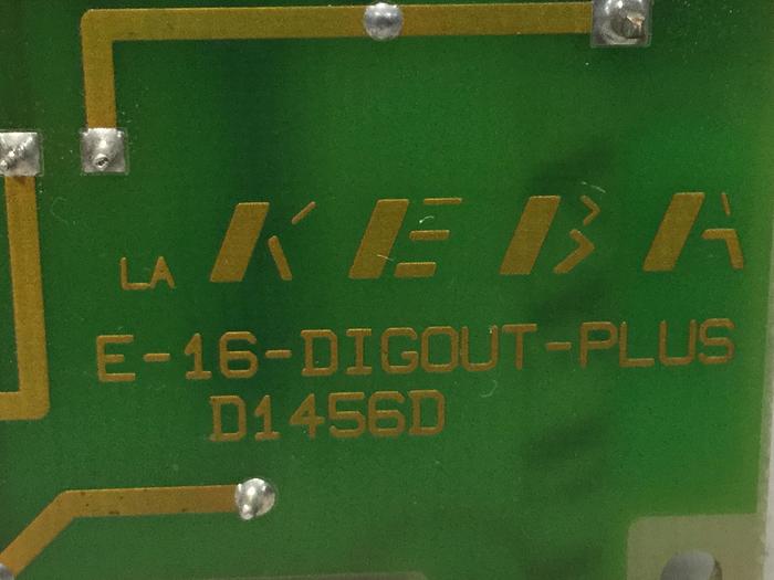 Used KEBA Engel Output Board E-16-DIGOUT-PLUS D1456D Used