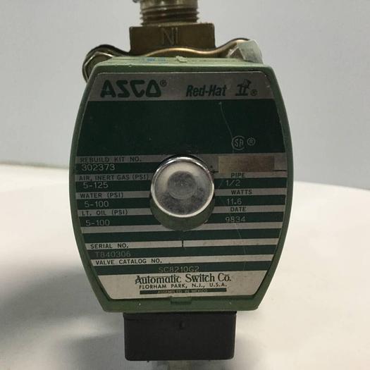 Used ASCO Solenoid Valve SC8210G2 #97215